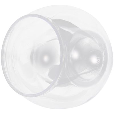 GANAZONO Unbreakable Round PET Fish Bowl for Desk and Office, Creative Aquarium, Decor and Flower Pot