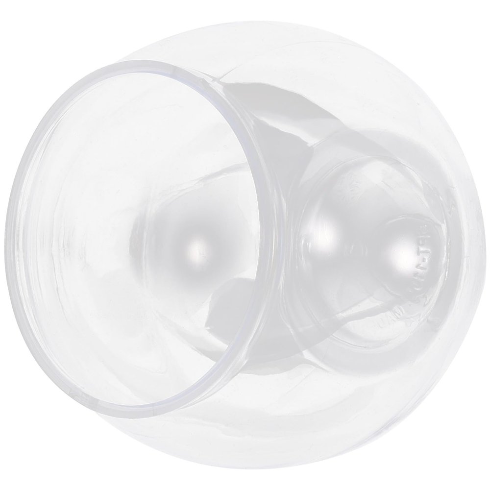 GANAZONO Unbreakable Round PET Fish Bowl for Desk and Office, Creative Aquarium, Decor and Flower Pot