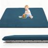 Foldable Baby Play Mat, 130 x 190 cm, Sky Blue, 2 cm Thick, Non-Slip view 1