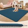 Foldable Baby Play Mat, 130 x 190 cm, Sky Blue, 2 cm Thick, Non-Slip view 3