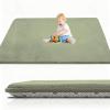 Foldable Baby Crawling Mat, 160 x 280 cm, Grass Green, 2 cm Thick, Non-Slip view 1