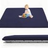 Foldable Baby Crawling Mat, 100 x 120 cm, Dark Blue, 2 cm Thick, Non-Slip view 1
