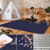 Foldable Baby Crawling Mat, 100 x 120 cm, Dark Blue, 2 cm Thick, Non-Slip view 4