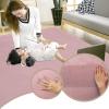 Foldable Baby Crawling & Play Mat, 150 x 250 cm, Pink, 2 cm Thick, Non-Slip view 2