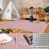 Foldable Baby Crawling & Play Mat, 150 x 250 cm, Pink, 2 cm Thick, Non-Slip view 4