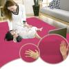 Foldable Baby Crawling Mat, 120 x 220 cm, Rose Red, 2 cm Thick, Non-Slip view 2