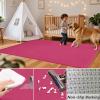 Foldable Baby Crawling Mat, 120 x 220 cm, Rose Red, 2 cm Thick, Non-Slip view 4