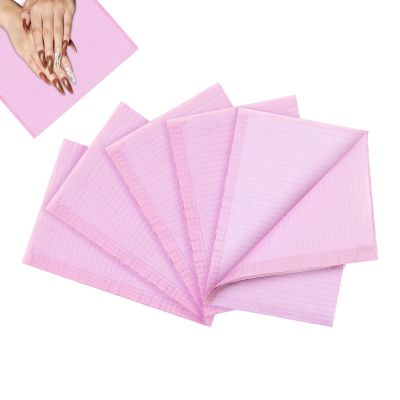 Nail Table Mats, 50-Pack, 3-Layer Protection, 32.49 x 45.01 cm