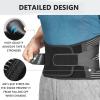 FBHFSUIEF 6-Stay Lower Back Support Belt, Breathable, for Men/Women, Spinal Decompression, XL(M) view 4