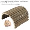 YYALYYON Wooden Hamster Tunnel, Bendable Small-Animal Bridge, 20 × 40 cm view 3