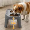 Foldable Elevated Dog Bowl with Stainless Steel Insert view 4