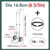 Portable Oxygen Tank Cart for 20 L Cylinders view 2