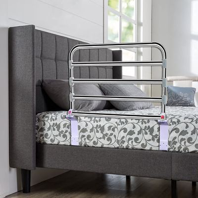 Bed Safety Rail and Assist Handle for Seniors, Foldable Fall-Prevention Design