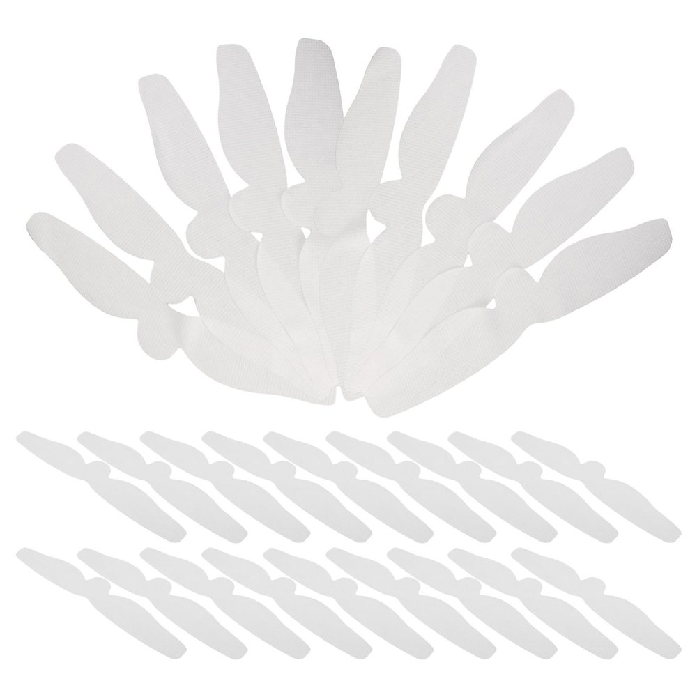 Ciieeo 20-Pack Washable Cotton and Nonwoven Abdominal Sweat Pads, White
