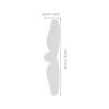 Ciieeo 20-Pack Washable Cotton and Nonwoven Abdominal Sweat Pads, White view 2