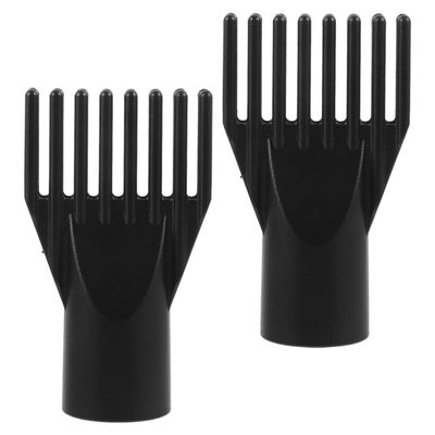 WRITWAA 2-Pack Comb Hair Dryer Attachments, ABS, Black, for Added Volume
