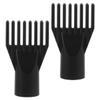 WRITWAA 2-Pack Comb Hair Dryer Attachments, ABS, Black, for Added Volume view 1