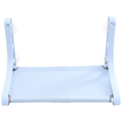 MUCKLILY Canvas and PP Resin Cat Window Hammock with Strong Suction Cup