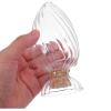 Beaupretty Helix-Shaped Glass Match Holder with Cork Lid view 4