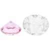 CALLARON Glass Nail Crystal Container with Lid view 1