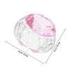CALLARON Glass Nail Crystal Container with Lid view 2