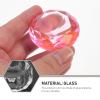 CALLARON Glass Nail Crystal Container with Lid view 3