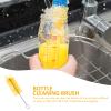 MOBUTOFU 10-Piece Yellow Nylon Baby Bottle Brushes view 3