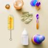 MOBUTOFU 10-Piece Yellow Nylon Baby Bottle Brushes view 4