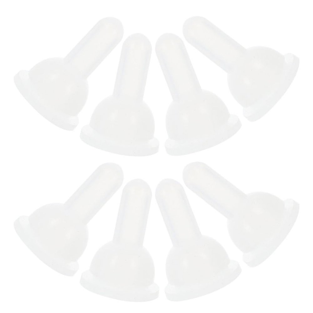 LALAFINA 8-Piece Silicone Milk Bottle Set for Cats and Kittens