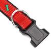 Adjustable Reflective Nylon Safety Collar for Dogs and Cats with Safety Buckle (Red) view 4