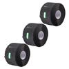 COMPUKAS 3 Rolls Black Disposable Nonwoven Neck Strips for Hair Salons view 1