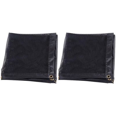 OHPHCALL 2-Pack Nylon Mesh Car Barriers for Dogs and Children, Black