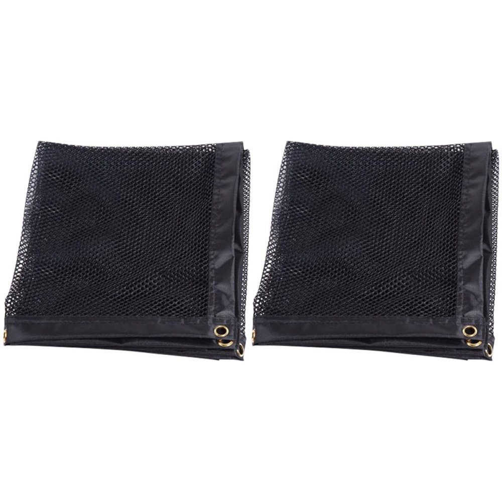 OHPHCALL 2-Pack Nylon Mesh Car Barriers for Dogs and Children, Black