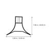 Happyyami Iron Hamster Wheel Stand with Sturdy Black Arch, for Wheels up to 22 cm view 2