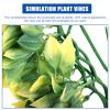 IMIKEYA Artificial Plants, 3-Piece Set, Flexible Plastic Decor for Aquariums and Reptile Terrariums view 3