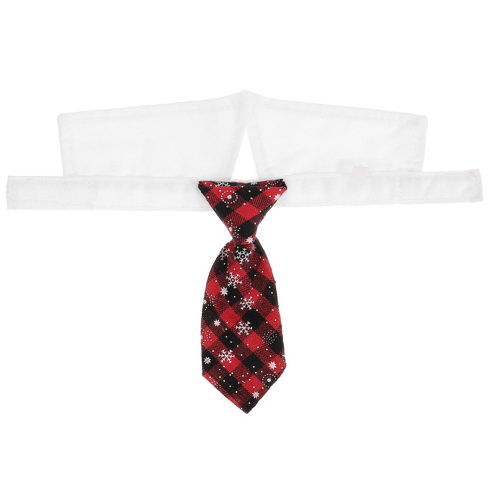 FELTECHELECTR Plaid Pet Tie for Dogs and Cats