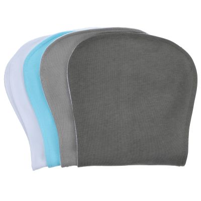 Toddmomy Cotton Burp Cloths, 4-Pack, Soft and Absorbent