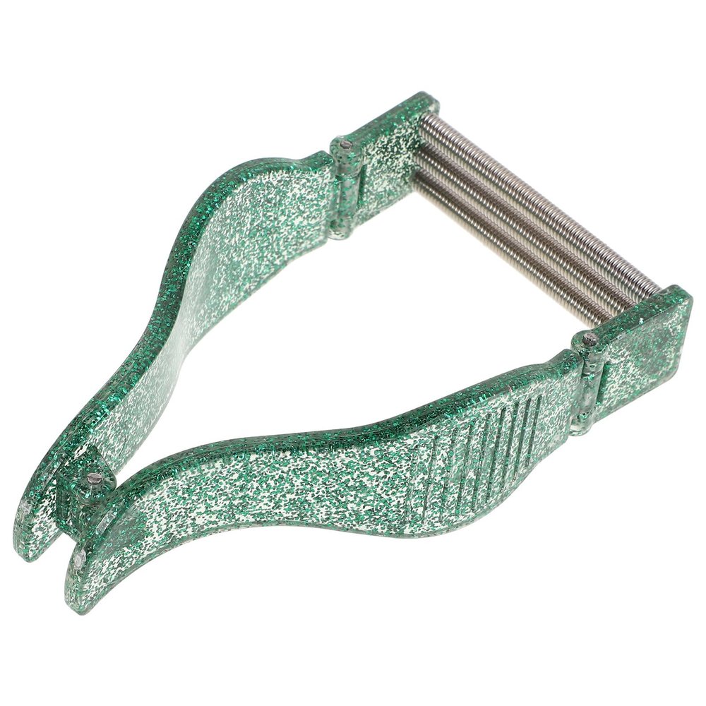 Manual Hair Removal Epilator with Metal Spring for Women, Green