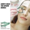 Manual Hair Removal Epilator with Metal Spring for Women, Green view 3