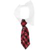 Adjustable Plaid Pet Tie for Dogs and Cats view 1