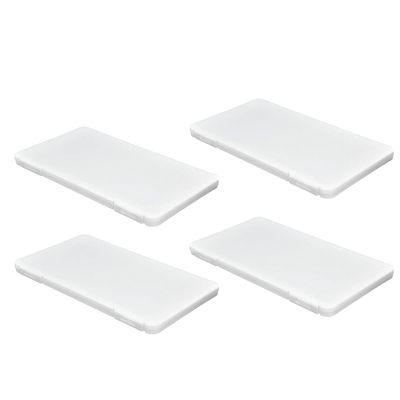 Fdit Foldable Mask Storage Box, ABS Plastic Organizer for 5–10 Masks
