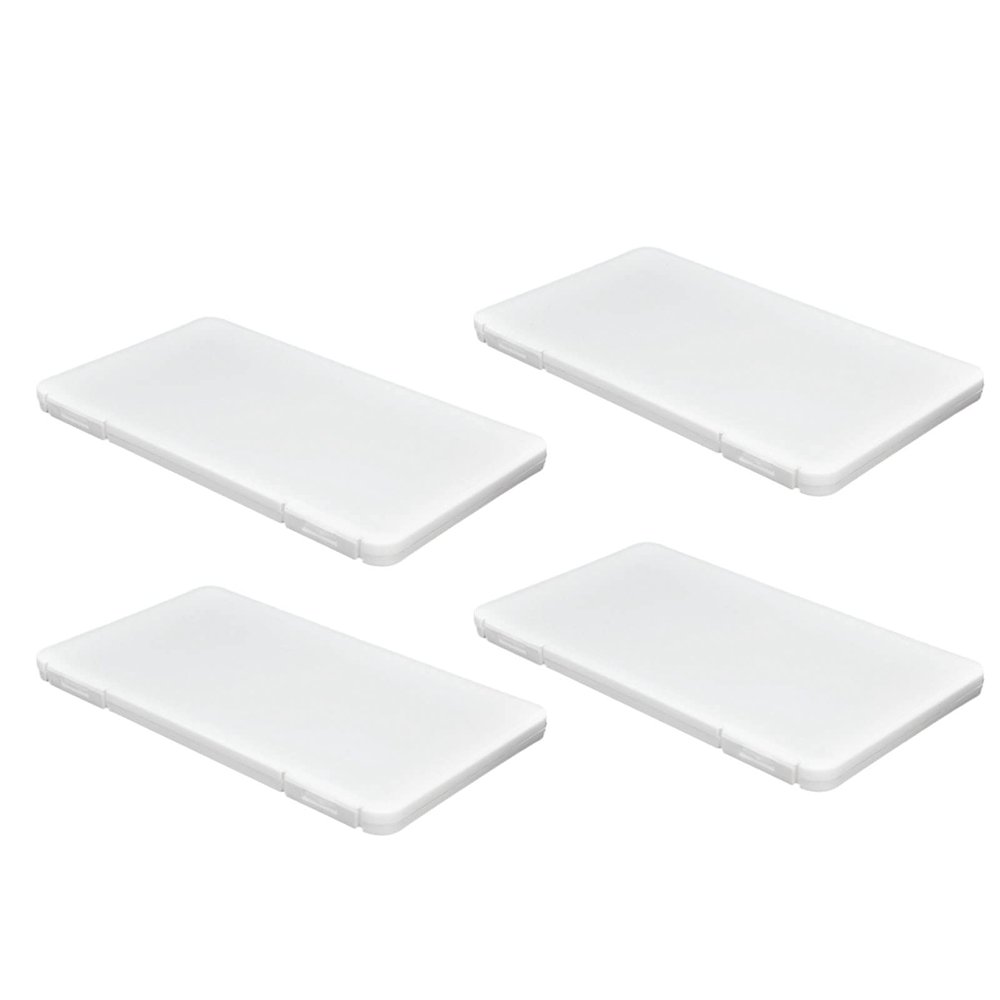 Fdit Foldable Mask Storage Box, ABS Plastic Organizer for 5–10 Masks