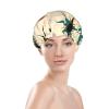 Atomic Stars Retro Waterproof Reusable Shower Cap for Women view 3