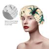 Atomic Stars Retro Waterproof Reusable Shower Cap for Women view 4