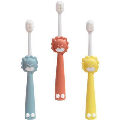 Alipis Kids' Toothbrushes, PP, Ergonomic Design, 3-Pack, Soft Bristles