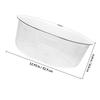 Transparent Thickened Plastic Wash Basin, Medium, Multipurpose view 2
