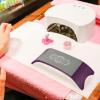 WRITWAA Professional ABS Manicure Armrest Cushion, Violet view 4