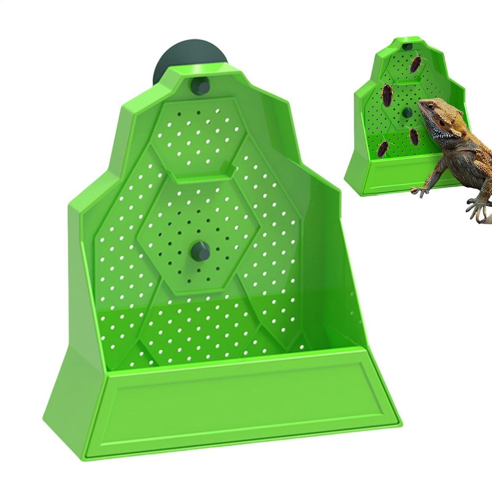 Generic Reptile Feeding Bowl with Escape Prevention