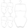 PATKAW 5-Pack Plastic Kids’ Swimsuit Hangers for Home or Clothing Stores view 1