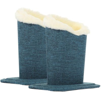 Ciieeo Plush Fabric Eyeglass Stand for Christmas Party, Blue